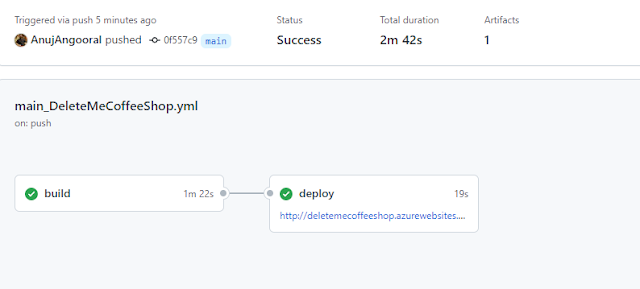 Azure App Deployment with GitHub Action